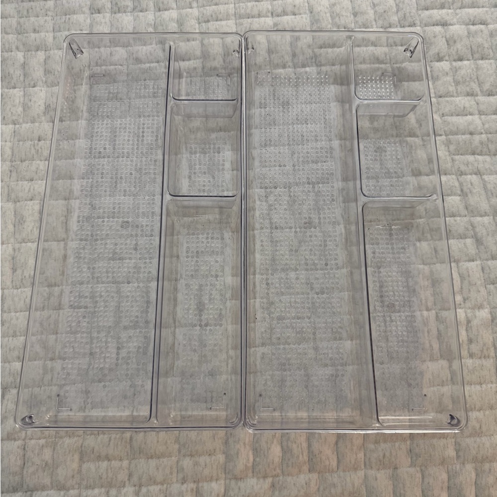 Clear Acrylic Drawer Organizers